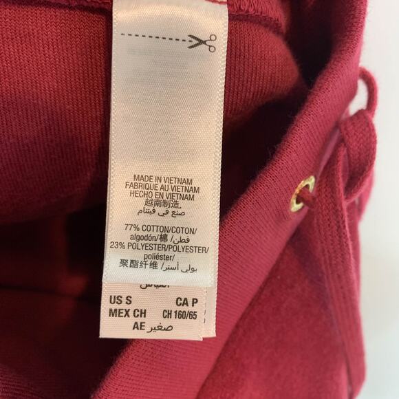 JUICY COUTURE y2k 90s velour track suit sweatpants maroon berry 2829 - Picture 8 of 11